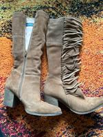 Catwalk Stiefel Wildleder Imitat Gr. 39 Düsseldorf - Unterbach Vorschau