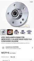 Verkaufe Neue Radlager vorne für Mercedes CLK W202 C208 A208 E-Kl Hessen - Bad Karlshafen Vorschau