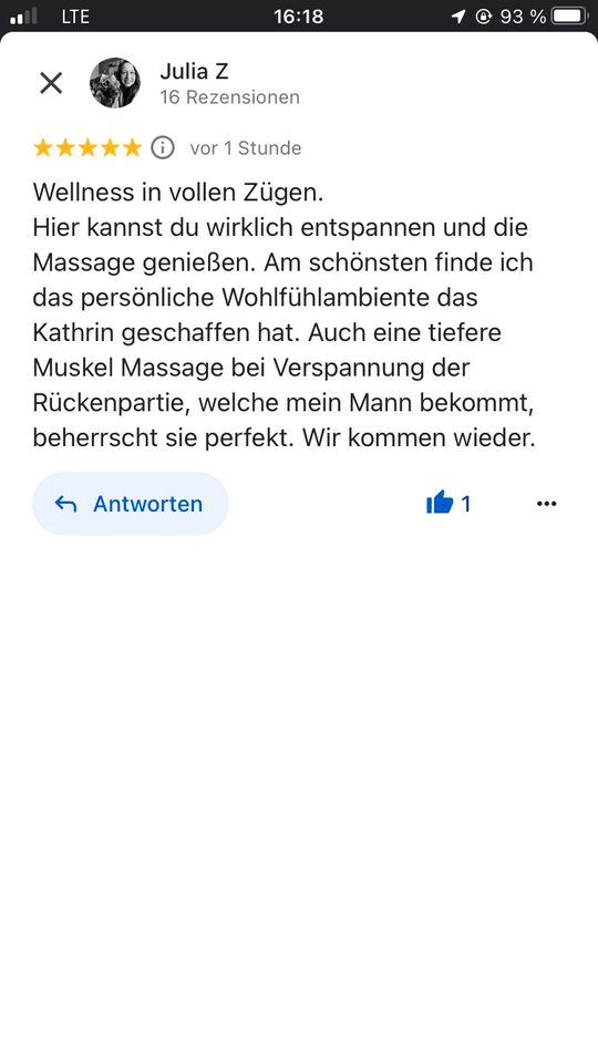 Wellness & Massage aus Liebe zum Körper in Bad Grönenbach