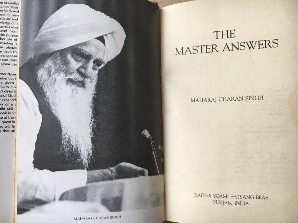 The Master Answers MAHARAJ CHARAN SINGH Radha Soami Satsang Beas in Langweid am Lech