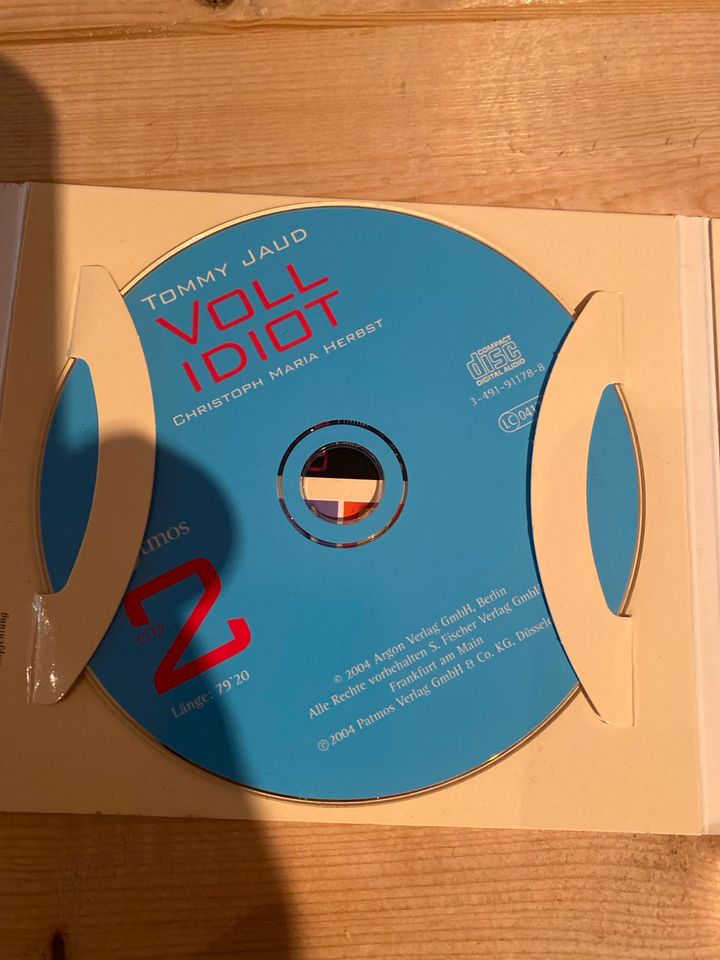 Hörbuch CD Vollidiot von Tommy Jaud zu verkaufen in Rhauderfehn