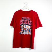 Chicago Bulls Space Jam T-Shirt Gr.M Rot NBA Basketball Retro Nordrhein-Westfalen - Gronau (Westfalen) Vorschau