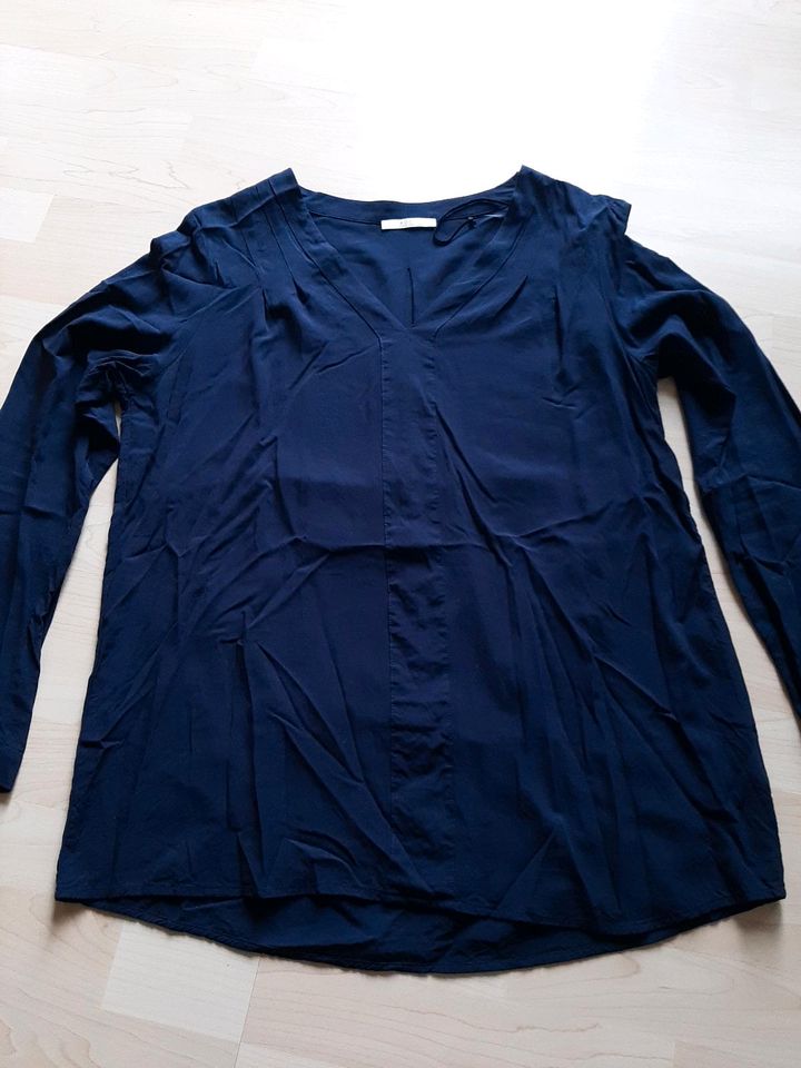 edc Bluse, dunkelblau, Gr. XL in Horn-Bad Meinberg