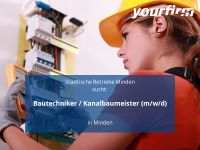 Bautechniker / Kanalbaumeister (m/w/d) | Minden Nordrhein-Westfalen - Minden Vorschau