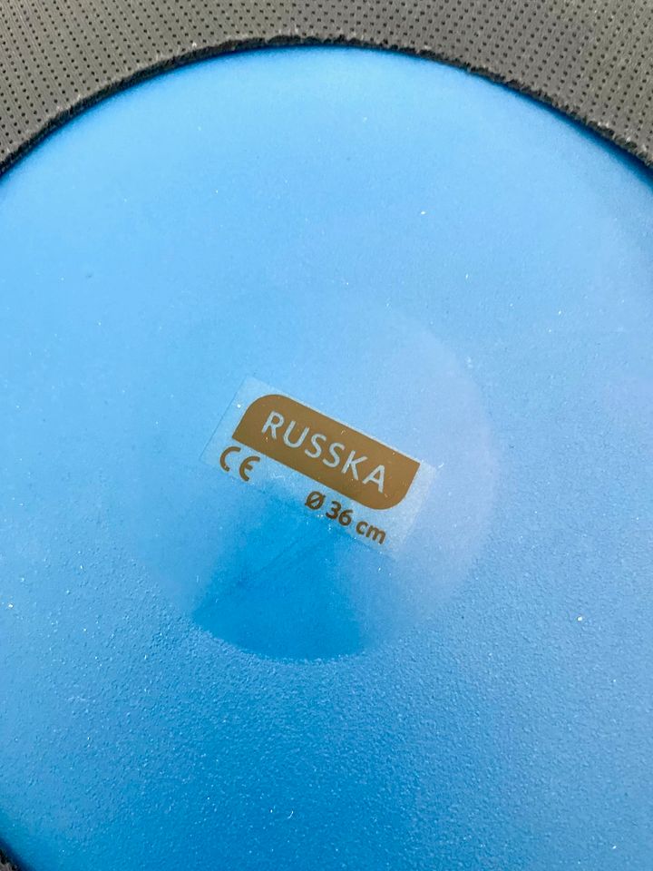 RUSSKA Mobilkissen Sitzkissen 36cm Blau mit Bezug in Köln