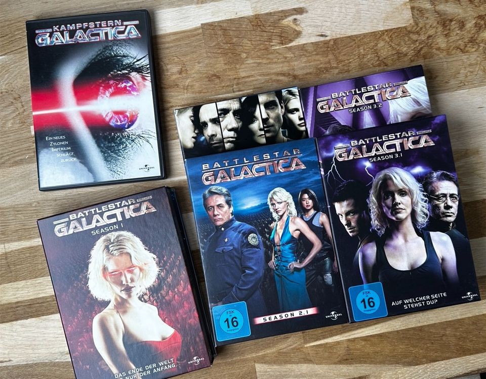 Battlestar Galactica Pilotfilm, Staffel 1-3 in Esslingen