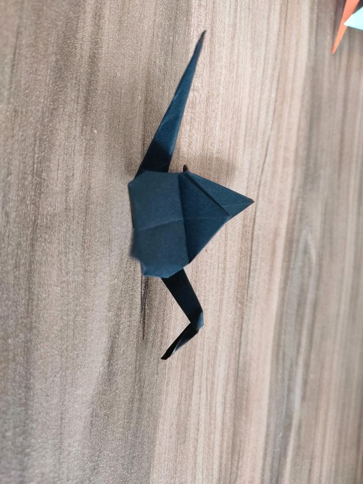 Origami Kraniche in Elterlein