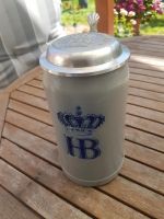 Hofbräuhaus München HB Maßkrug 1L Stein mit Zinndeckel Niedersachsen - Harpstedt Vorschau