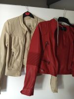 2x New Yorker Jacke Beige & Rot mit abnehmbarer Kapuze Hannover - Misburg-Anderten Vorschau