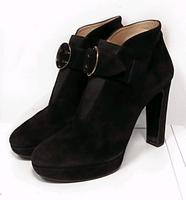 Originale Prada Leder Stiefeletten Ankle Boots Schwarz Gr. 39 Bayern - Germering Vorschau