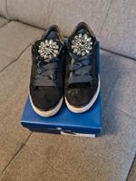 Sneaker blau, Tom Tailor, Sarinschleife, Blumenbrosche, Größe 37 Häfen - Bremerhaven Vorschau