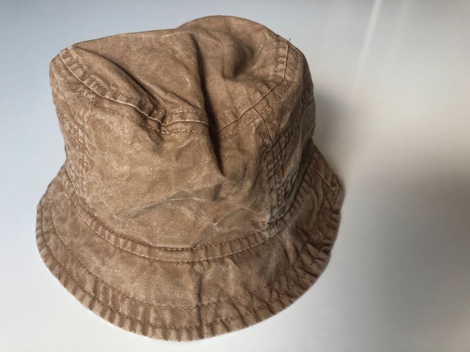 Bucket-Hat, Sonnenhut aus Baumwolle, MaxiMo, Gr.51, braun, wieNEU in Gotha