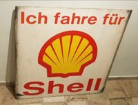 Shell Aral Werbetafel Tankstelle Benzin Vintage rar Tankschild Mecklenburg-Vorpommern - Neuburg (Nordwestmecklenburg) Vorschau