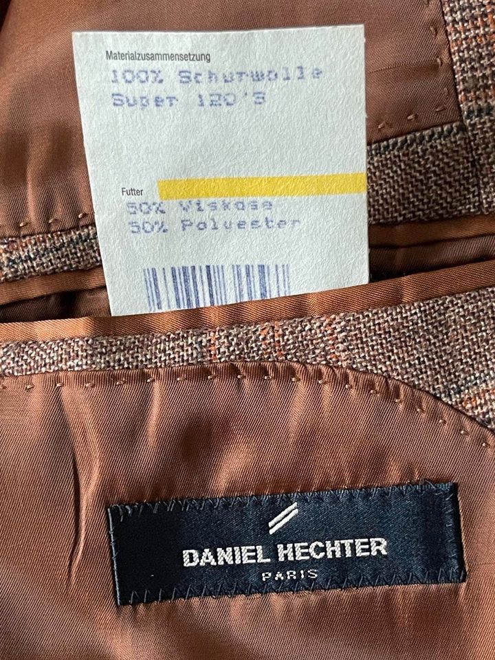 DANIEL HECHTER Sakko Blazer Jacke Schurwolle Braun Herren Gr. 27 in Montabaur