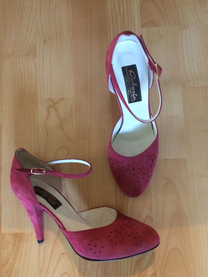 Pumps, Gr. 39, fuchsia, in Florenz gekauft in Centrum