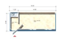 ☑️⤴️  6,0 x 2,4m Bürocontainer KÜCHENCONTAINER KOSTENLOSE LIEFERUNG SOFORT,, Baucontainer, Flüchtlingscontainer, Empfangscontainer ☑️⤴️ Dresden - Innere Altstadt Vorschau