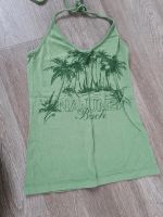 H&M Neckholder Top grün Palmen Beachwear xs Nordwestmecklenburg - Landkreis - Seehof Vorschau