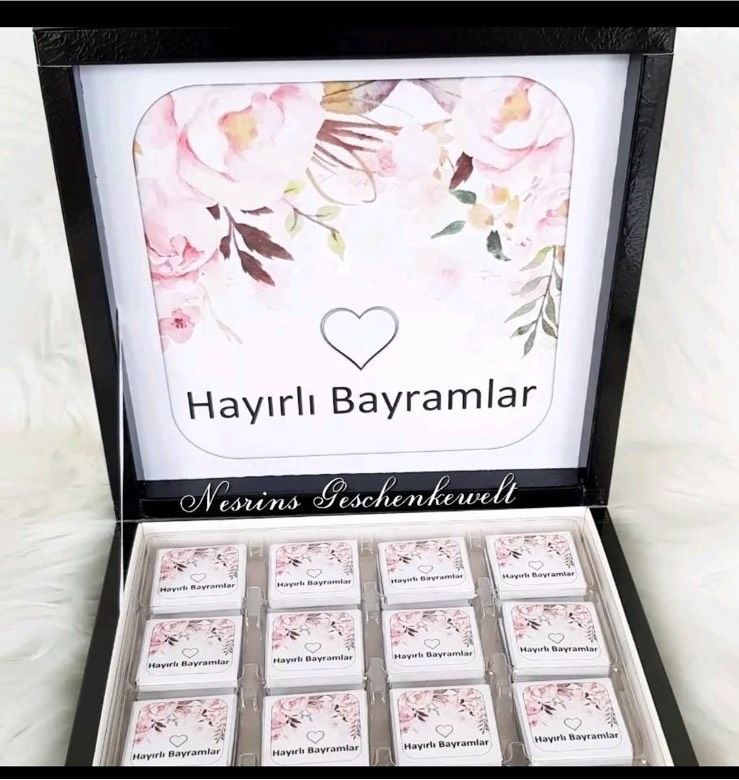 Personalisierte Schokobox * Hayirli Bayramlar* in Ganderkesee