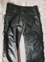 RICANO Motorradhose-Bikerhose Leder schwarz Schnürung Gr.31 Bayern - Bamberg Vorschau