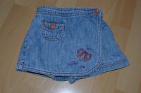 süßer Jeans - Hosenrock * Gr. 86 * Schmetterling - Stickerei Dresden - Cotta Vorschau