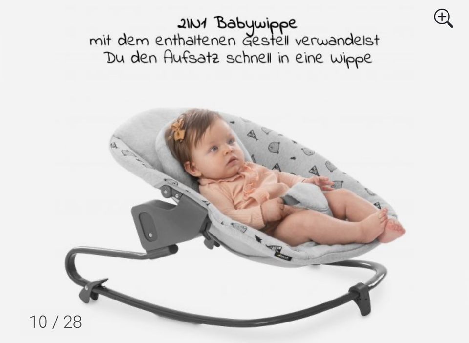 Hauck Baby- Aufsatz, Wippe in Wiehe