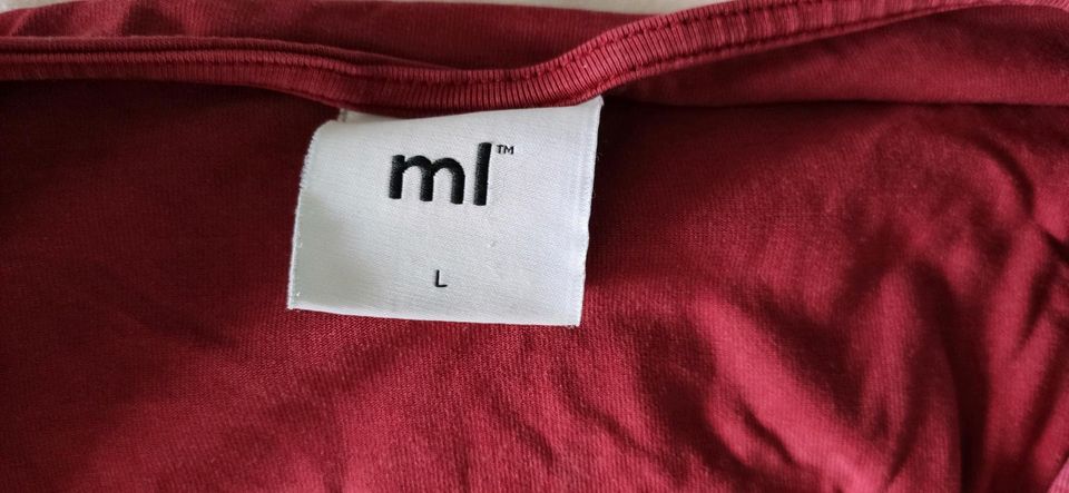 Umstandsmode Stillshirt Langarmshirt rot Größe L in Tübingen
