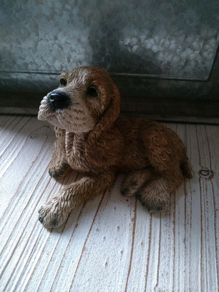 Figur Cocker Spaniel Hund Welpe ca. 20cm schwer Keramik? in Melle