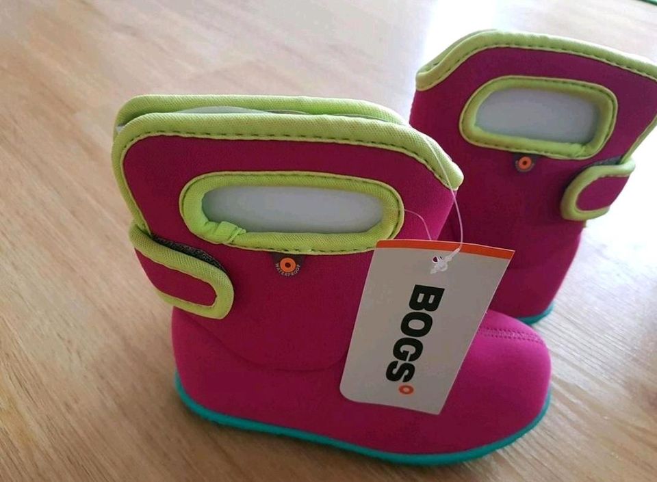 Baby Bogs 23 Barfußschuhe Barfuß Gummistiefel gefütterte Gummisti in Waldmünchen