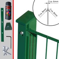 Doppelstabmattenzaun 22,5 m 830-2030 mm 8/6/8 Abdeckleiste Nr.79 Nordrhein-Westfalen - Preußisch Oldendorf Vorschau