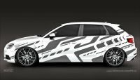 Autoaufkleber Designfolie Tuning Audi A1 A2 A3 A4 Sline usw. Düsseldorf - Flingern Nord Vorschau