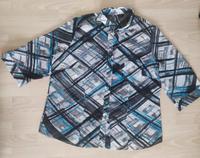 Knopfbluse, "Bexleys", Größe: 50, 3/4 Ärmel,  blau, Polyester Niedersachsen - Salzgitter Vorschau