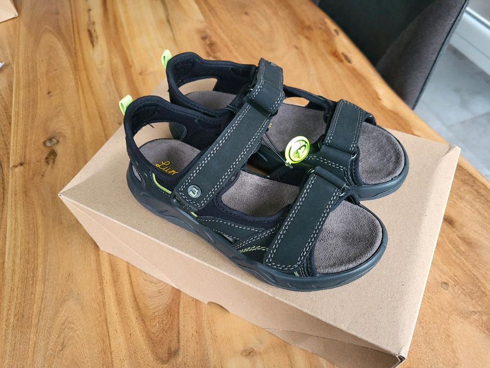 Lurchi Oniro Trekkingsandalen Sandalen Schwarz Gr.34 Neu in Wuppertal