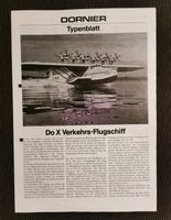 DORNIER DO-X Typenblatt Original Bayern - Augsburg Vorschau