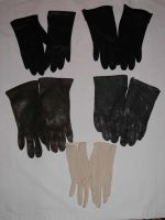 antike Handschuhe schwarz braun grün beige Leder Stoff 50er 60er Brandenburg - Jüterbog Vorschau