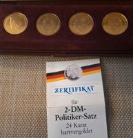 2 DM Münzen Set - 24 Karat hartvergoldet 40jähriges Bestehen BRD Nordrhein-Westfalen - Castrop-Rauxel Vorschau