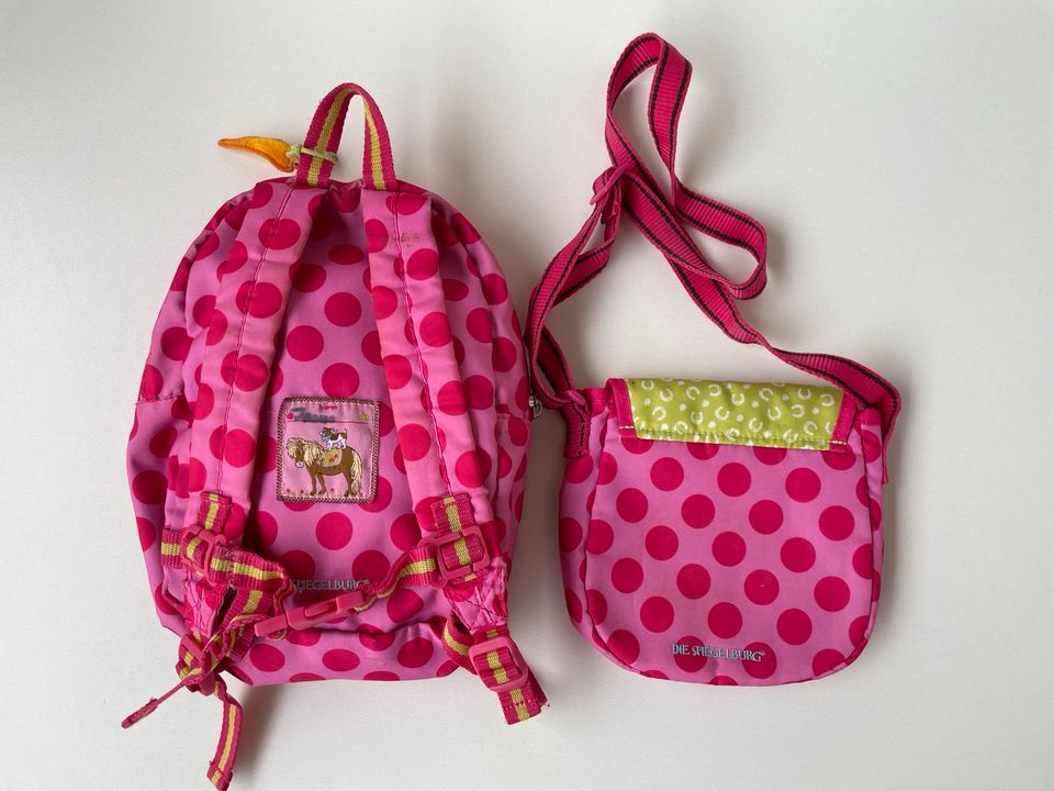 Spiegelburg Rucksack Tasche Kindergarten Mädchen Kind pink Pferd in Havixbeck