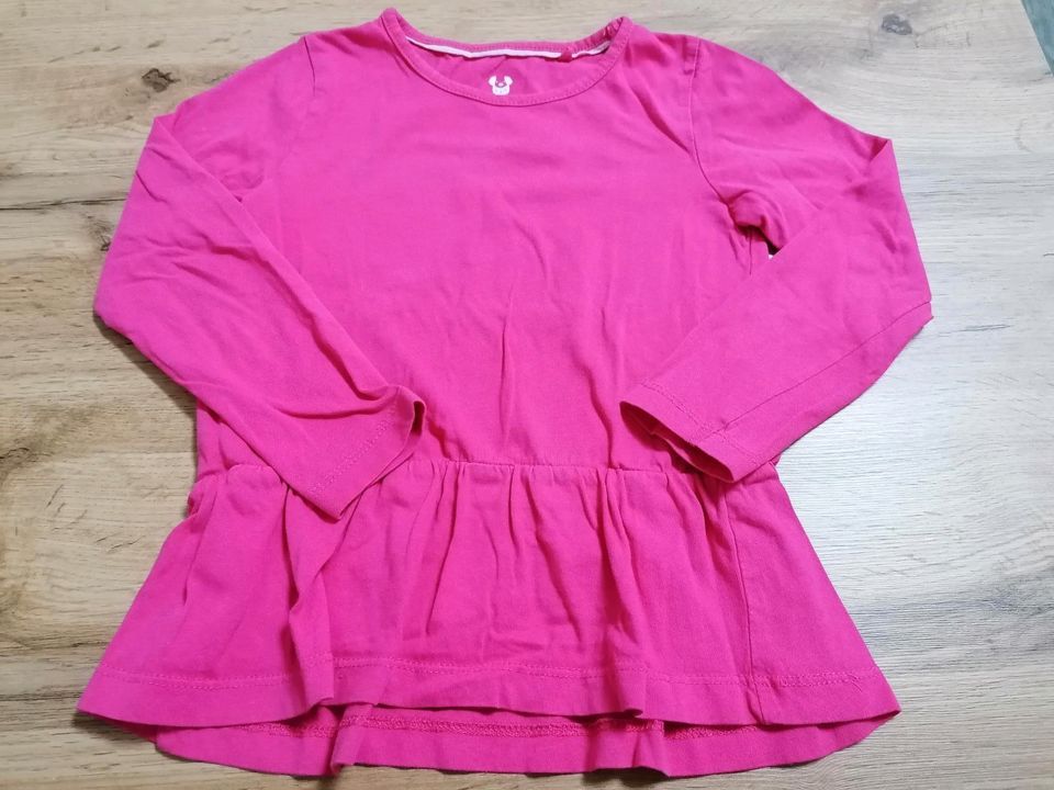 LangarmShirts Shirts Pullover 110/116 weiß pink Katzen Sterne in Radeberg