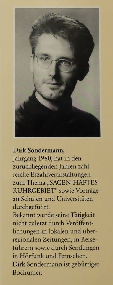 Sondermann: Bochumer Sagenbuch, ungelesenes Expl in Ahrensburg