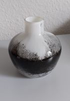 Friedrich Kristall Glas Vase schwarz weiß marmoriert 60er Sachsen-Anhalt - Magdeburg Vorschau