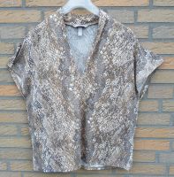 Shirt H&M Top Animal Print Kurzarm, Gr. 40-42 Niedersachsen - Bremervörde Vorschau