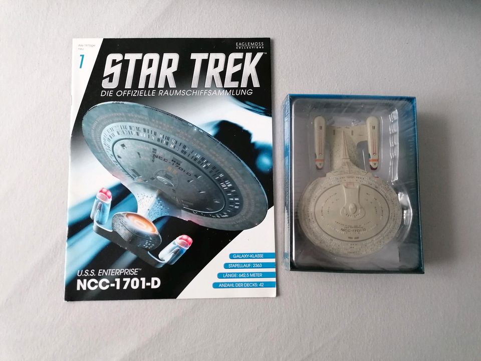 Star Trek Eaglemoss USS Enterprise D neu +Heft in Berlin