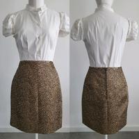 Prada Bluse kurzarm weiß 36 S Rock gold Nordrhein-Westfalen - Erkelenz Vorschau