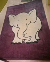 Teppich für Kinder Kinderzimmer 160 x 230 lila Elefant Hessen - Trebur Vorschau