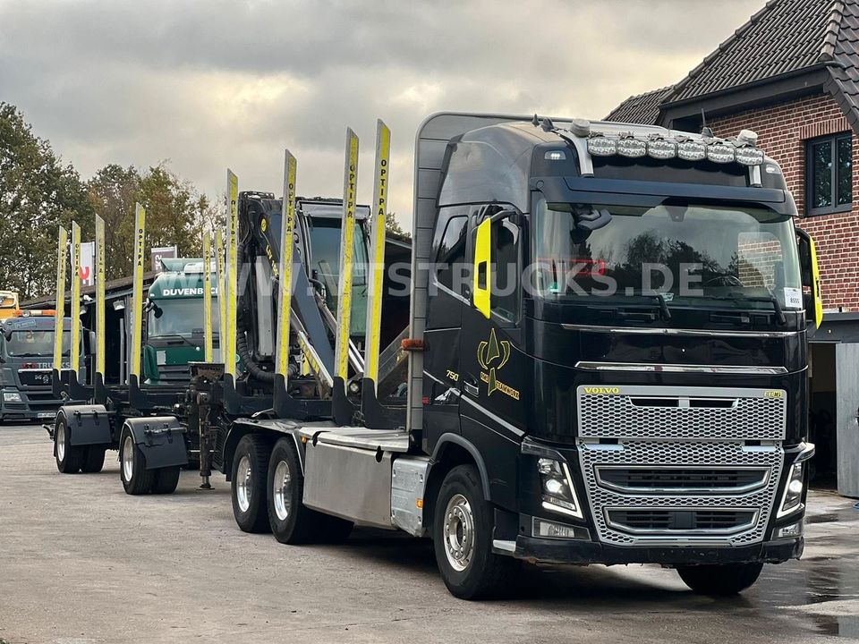 Volvo FH 750 Euro 6 6x4 + PAVIC Holzt Komplettzug in Legden