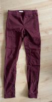 H&M Hose Röhrenhose Gr. 34 Bordeauxrot Bayern - Weilheim Vorschau