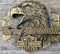 Harley Davidson Gürtelschnalle Logo&Adler Schriftzug USA Buckle Bayern - Fremdingen Vorschau