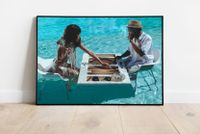 Poster MONOGRAM Cannabis Pool Urlaub Smoke Jay-Z Relax Joint Nordrhein-Westfalen - Wegberg Vorschau