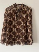 Bluse Tunika Mango M 38 braun Retro Vintage Ornamente Sachsen - Freital Vorschau