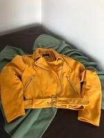 Kurze Bikerjacke, Bershka, Gr M, Sonnengelb Nordrhein-Westfalen - Selfkant Vorschau