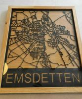 Stadtplan 3D personalisiert Holz Nordrhein-Westfalen - Emsdetten Vorschau